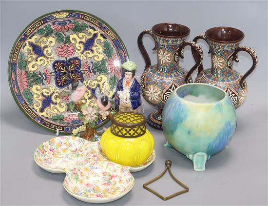 A group of mixed European ceramics